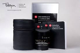 Brand New Leica Summilux M 35mm F1 4 Asph Black 11663 Fle For M9 Mm M240 Leica 35mm Camera Lens