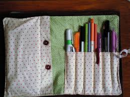Mother Goose Pencil Case Roll Up Diy Pencil Case Pencil Case Diy Tutorial Roll Up Pencil Case