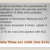 This was a significant milestone in the history of strata titles legislation in wa as this is the first major revision of the act for two decades. 1