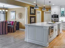 When renovating your kitchen, start small and determine what will work best for you and your family. This Oversized Kitchen Island Offers Plenty Of Seating As Well As A Sink Microw Kitchen Island With Sink And Dishwasher Kitchen Designs Layout Kitchen Design
