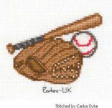 Stitch count is 123w x 206h. Baseball Cross Stitch Pattern By Crosstitch Com Crosstitch Com