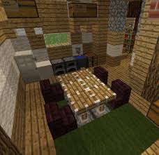 This room includes a spacious study desk and some floating shelves to store books. Minecraft Kitchen Design Medieval
