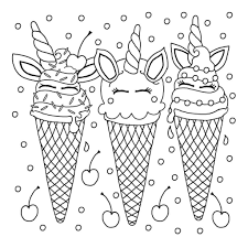 They all have an ice cream theme and would be a great activity for an ice cream party. Coloring Pages Ice Cream Coloring Pages Pieces Download And Print For Free Wonder Day