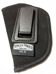 Uncle Mikes 89362 Size 36 Lh Iwb Holster Nylon Multi Fit Small Frame Revolvers