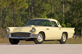 In 1957 ford modified the thunderbird with new front and rear ends as well as a more powerful v8 engine. 1957 Ford Thunderbird D F Code Phase I Ford Supercars Net
