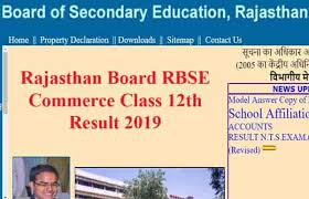 The rajasthan board rbse 12th result name wise or roll no announce 24 july at 04 pm. Rajasthan Board Class 12th Commerce Result 2019 On Rajresults Nic In