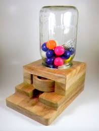Gumball Dispenser Wooden Candy Machine Handmade Gifts Ooak Etsy Bubble Gum Machine Gumball Dispenser Handmade Ceramics Pottery