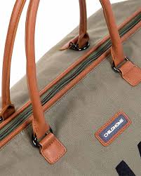 Childhome Canvas Mommy Bag Diaper Bag 55 X 30 X 40 Cm Kaki Includes Foldable Changing Mat Unisex Bambini