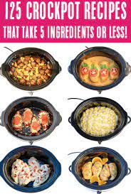 Easy Crockpot Recipes 5 Ingredient Or Less Dinners Crockpot Recipes Easy Summer Recipes Dinner Summer Crockpot Recipes