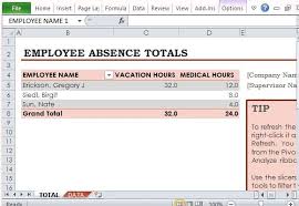 Catch 2020 employee attendance calendar printable. Free Employee Absence Tracker For Excel