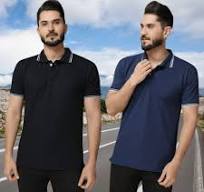 Kit 2 Camisa Gola Polo Masculina Camiseta de AlgodãoRoupas casuais de  escritório Outlet de fábrica