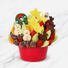 Edible Arrangements Fruit Baskets Holly Jolly Village