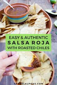 The Best Mexican Salsa Roja Recipe With Roasted Chiles And Chipotle Recipe Recipes Diy Food Recipes Diy Easy Recipes