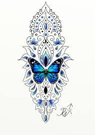 Butterfly Mandala By Skulls And Roses Tattoo Mandala Tattoos For Women Butterfly Mandala Tattoo Mandala Tattoo Design