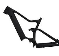 Dengfu Carbon Fat bike frame BAFANG M620 Motor 1000w Suspension 26er Ebike  18" M