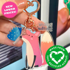 Clear Acrylic Keychains | Zap! Creatives | Promotional Keyrings
