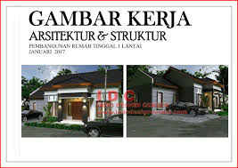 Dari berbagai jenis rumah minimalis memang rumah 1 lantai yang paling diminati di indonesia. Contoh Gambar Kerja Lengkap Rumah Minimalis 1 Lantai Indo Design Center