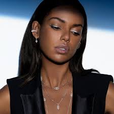 Messika Joy Hoop Pear Diamond Earrings