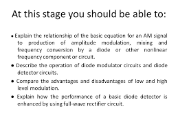 Oleds offer many advantages over both lcds and leds: Amplitude Modulator And Demodulator Circuits Ppt Video Online Download