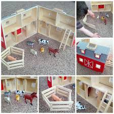 The wooden fold & go barn set makes a great gift for kids ages 3 to 6 years old. Playtime With Farmer E And The Fold Go Barn Motherhood Defined