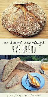If You Love Homemade Bread You Ll Want To Make This No Knead Sourdough Rye Bread This Traditional Brea Sourdough Rye Bread Rye Bread Traditional Bread Recipe