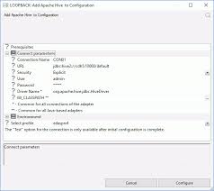 If you don't see the server, you may be on the beta, or an older version of minecraft. Configuring The Adapter For Hadoop Hive