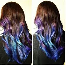 Blue Purple Ombre Hair Purple Ombre Hair Ombre Hair Hair Styles