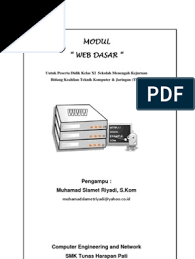 Adapun nomor pokok sekolah nasional (npsn) untuk smk tunas harapan ini adalah 20339039. Modul Tkj Web Dasarweb Dasar