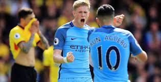 كوتينيو وفيرمينو (ليفربول) أجويرو ودي بروين (مانشستر سيتي) أزار وكوستا (تشيلسي) كاين وألي (توتنام). Ø§Ù„ÙˆØ·Ù† Ø³Ø¨ÙˆØ±Øª Ø§Ù„ÙƒØ£Ø³ Ø§Ù„Ø¯ÙˆÙ„ÙŠØ© Ù„Ù„Ø£Ø¨Ø·Ø§Ù„ Ø£Ø¬ÙˆÙŠØ±Ùˆ ÙˆØ¯ÙŠ Ø¨Ø±ÙˆÙŠÙ† ÙŠÙ‚ÙˆØ¯Ø§Ù† Ù…Ø§Ù†Ø´Ø³ØªØ± Ø³ÙŠØªÙŠ Ù„Ù…ÙˆØ§Ø¬Ù‡Ø© Ø§Ù„ÙŠÙˆÙ†Ø§ÙŠØªØ¯