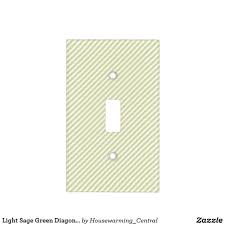 Light Sage Green Diagonal Stripes Light Switch Cover Zazzle Com Light Switch Covers Light Switch Sage Green