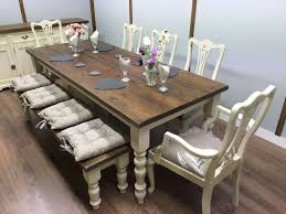 Shabby chic house of fraser large farmhouse style table and 5 chairs shabby chic, large farmhouse table and chairs in great condition. Large 7ft Farmhouse Table And Chairs Bench Shabby Chic Oak Pine Dining Set New Chic Dining Room Farmhouse Dining Table Farmhouse Dining Room Table