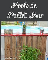 Poolside Pallet Bar Pool Landscaping Backyard Pool Landscaping Above Ground Pool Landscaping
