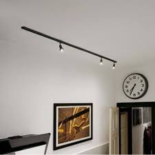 Spots Op Rail Puri Lamp L2x100 Cm Zwart Rampe De Spots Spot Salon Idee Deco Loft