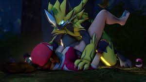 Zeraora pounces on trainer!