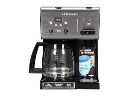 With a convenient dripless carafe spout, brew pause ™ feature. Cuisinart Chw 12 Black Steel Black Stainless Coffee Plus 12 Cup Programmable Coffeemaker Newegg Com