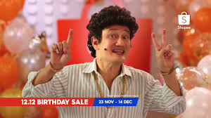 Singaporean actor and comedian gurmit singh was fined sgd800 (about rm2,490) for speeding on a singaporean road. Happy Birthday Shopee Pck With Shopee S 12 12 Youtube