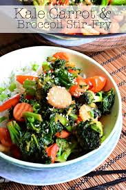 Kale Carrot And Broccoli Stir Fry Stir Fry Broccoli Stir Fry Kale