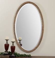 Great for opening up a smaller space or grabbing a glimpse of your reflection as you get ready, mirrors are a must for your home, adding style to any open wall without much effort. Uttermost Beaded Oval 12885 50 X 30 Oval Wall Mirror Mirror Wall Oval Mirror