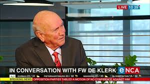 De klerk is suffering from mesothelioma, a cancer … In Conversation With Fw De Klerk Youtube
