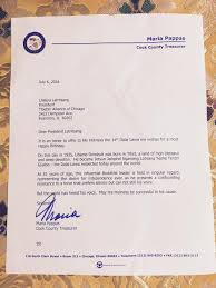 Tweets from the office of the cook county treasurer @themariapappas. Tibetan Alliance Of Chicago Felicitations Letter From Maria Pappas Cook County Treasurer Illinois Usa Facebook