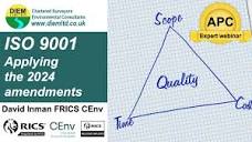 ISO 9001 - Applying the 2024 amendments - YouTube