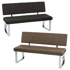 Bank Mit Ruckenlehne Sitzbank Santa Barbara Sitz Kunstleder Gestell Verchromt Home Decor Decor Furniture