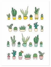 Cactus Cactus Doodle Draw Drawing Template Howto Plant Blumen Malen In 2020 Doodle Art Einfach Sukkulenten Zeichnungen