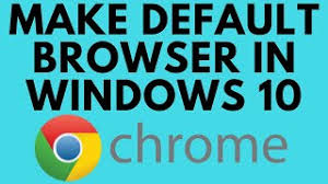 Maybe you would like to learn more about one of these? How To Make Google Chrome Default Browser In Windows 10 Youtube