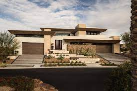 Start with rustic materials like worn this stylish bench designed in mexico city is the perfect small leather accent to add to your modern. Phenomenal Desert Contemporary Showcase Home In Nevada Contemporary House Design Modern Desert Home Modern Desert House