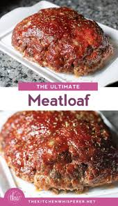 Add remaining tomato sauce, ground beef, bread crumbs, egg, onion, worcestershire, thyme, garlic salt and pepper to large bowl; Ultimate Meatloaf With Tangy Sauce