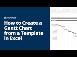 Free Gantt Chart Templates In Excel Other Tools Smartsheet