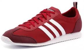 Adidas Neo Men S Vs Jog Red White Burgundy Australia Adidas Hombre Adidas Tenis