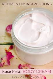 This diy gingerbread body butter recipe is a favourite idea for homemade christmas gifts that are meaningful! Diy Rose Petal Body Cream Recipe Lovely Greens Body Cream Recipe Diy Body Butter Diy Body Cream