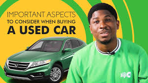 The idea of buying a car that has been in an accident seems counterintuitive, but it actually has several big benefits for the prospective buyer. Important Aspects To Consider When Buying A Used Car Youtube